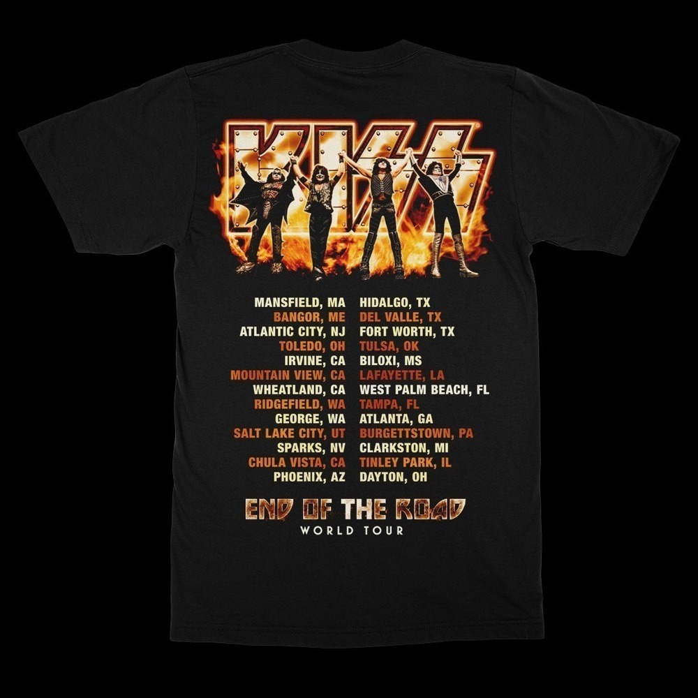 Up In Flames T-Shirt Black